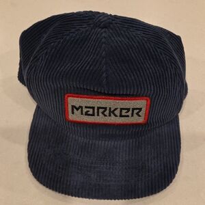Marker Dark Blue Corduroy Hat